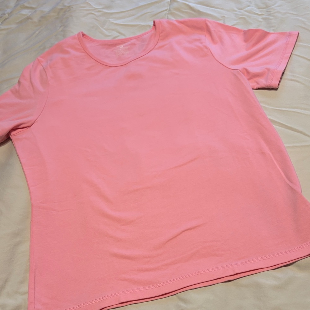 Jones New York Pink Short Sleeve Tee